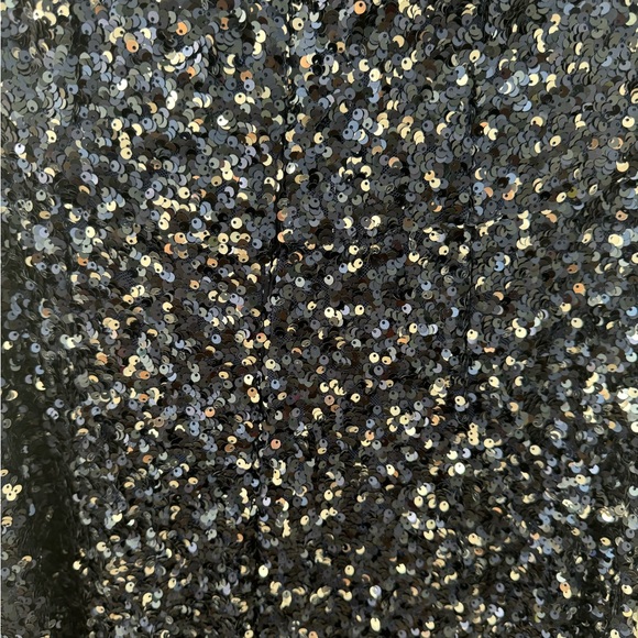 Never worn blue and silver sparkly Ever New strapless dress - Picture 3 of 3